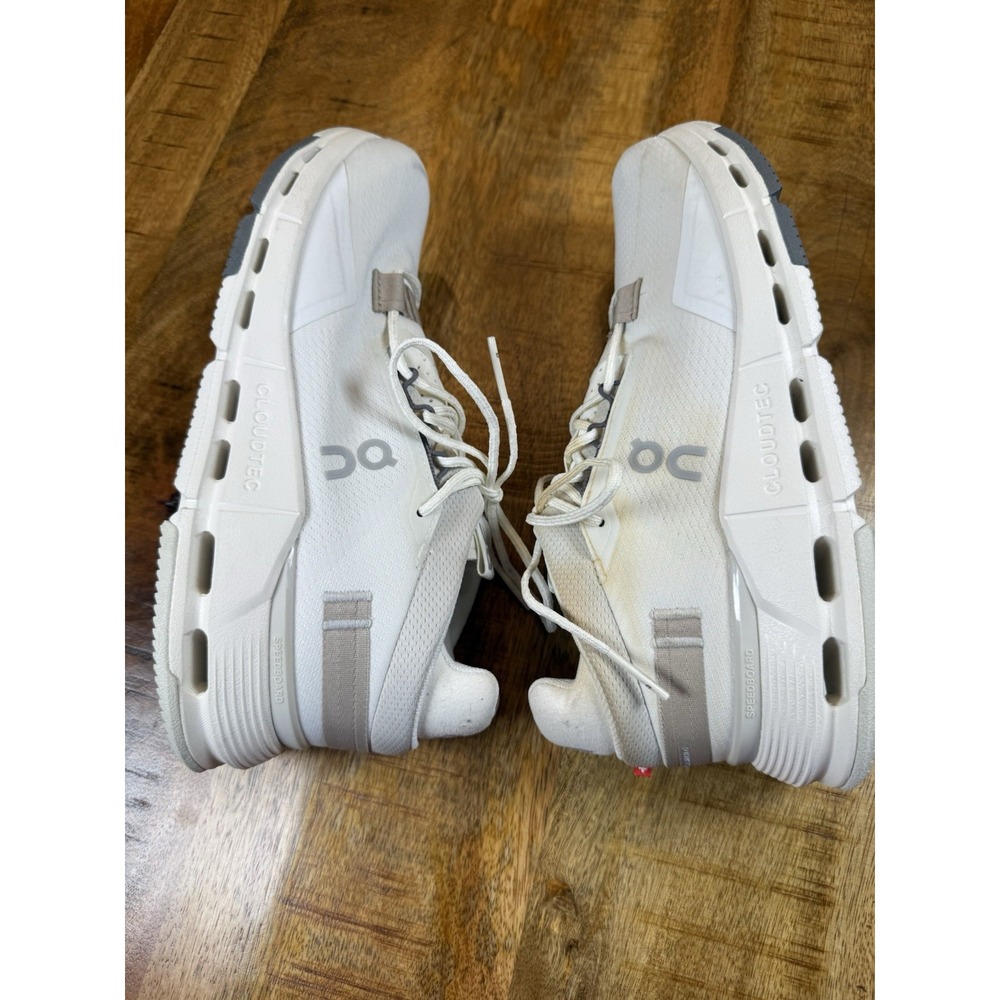 On Cloudnova 2 Women 9 Ice Sand White Sneakers CloudTec 3WE30222053 EU40.5 - Picture 4 of 10